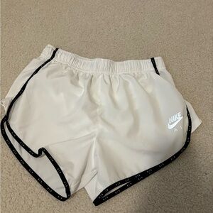 White Nike air shorts - medium